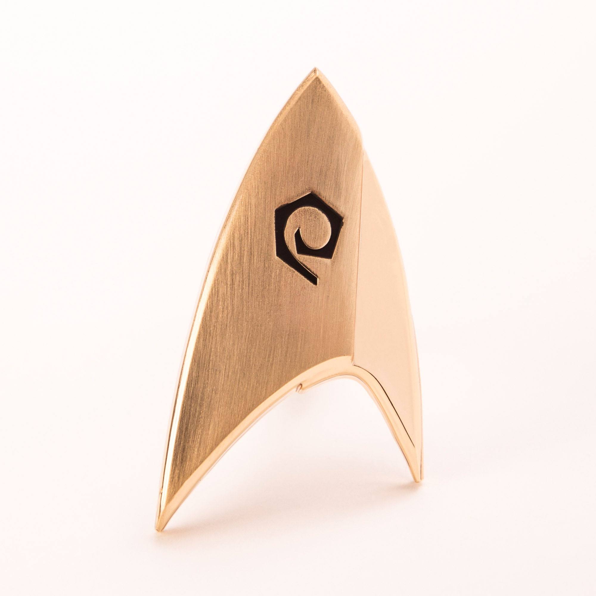 Star Trek Discovery rplique 1/1 Starfleet badge Operations Division magntique