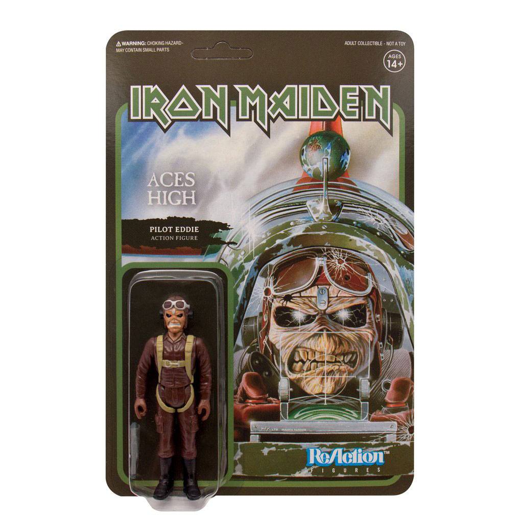 Iron Maiden figurine ReAction Aces High (Pilot Eddie) 10 cm