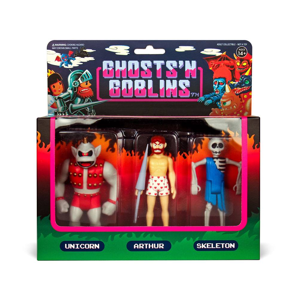 Ghosts \'n Goblins pack 3 figurines ReAction Pack B 10 cm