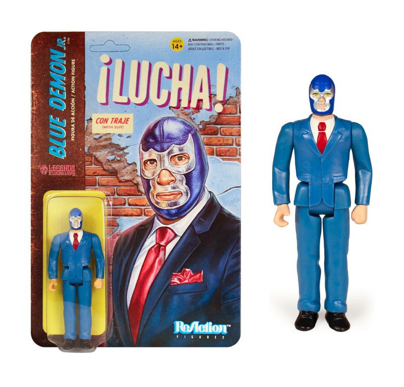 Legends of Lucha Libre figurine ReAction Blue Demon Jr. in Suit 10 cm