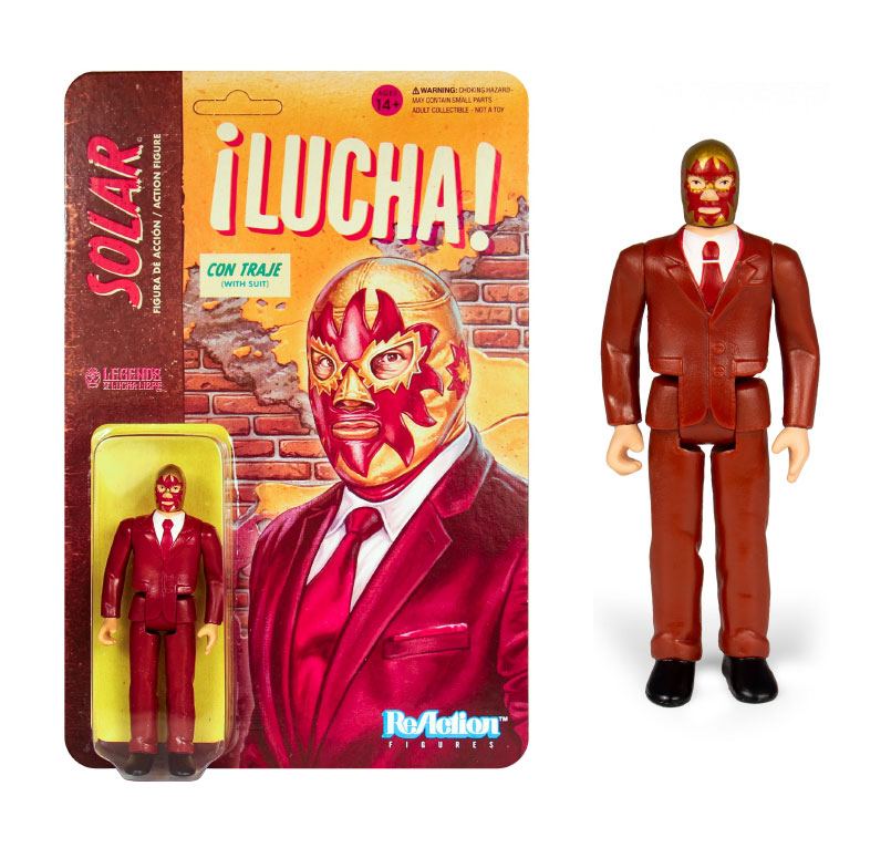 Legends of Lucha Libre figurine ReAction Solar in Suit 10 cm
