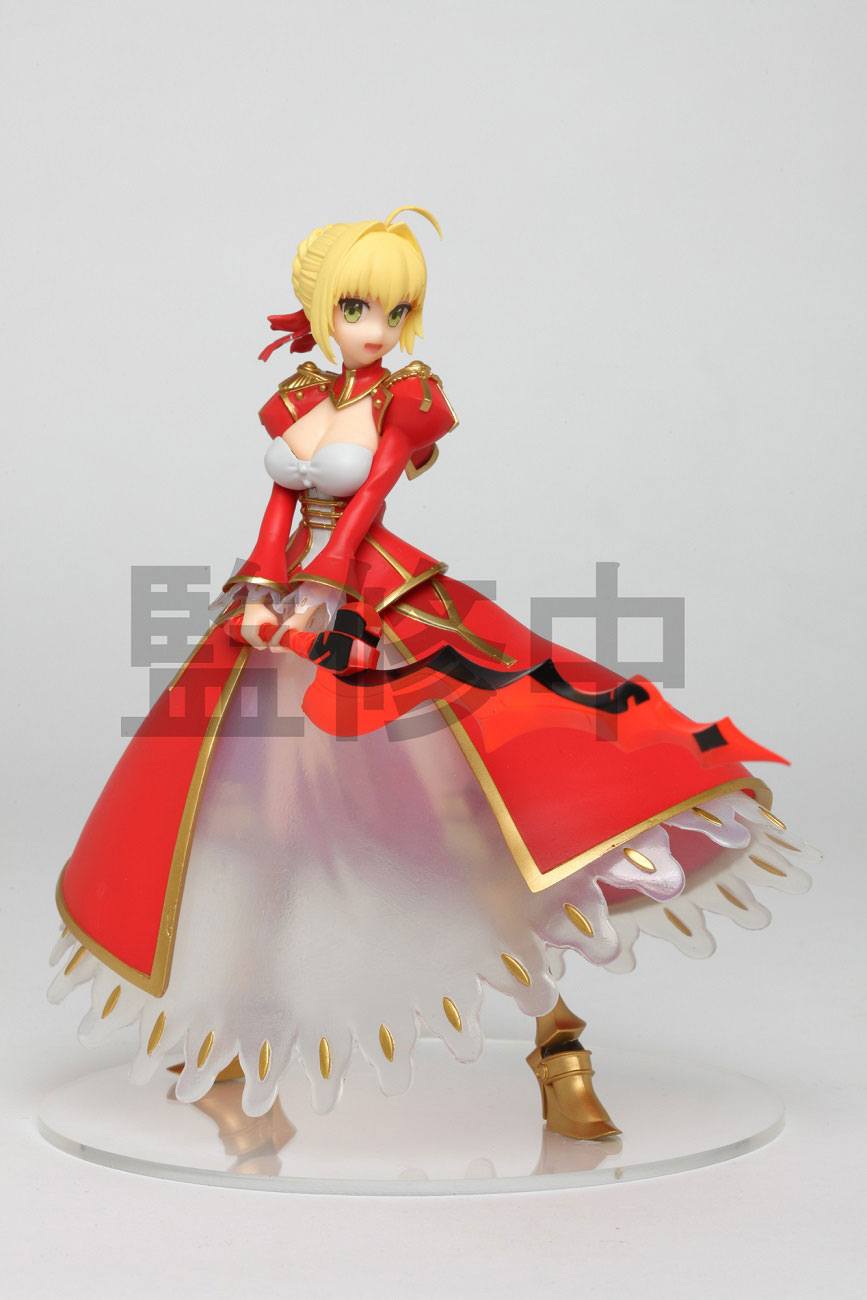 Fate/Extra Last Encore statuette PVC Saber of Red Nero (Game-prize) 18 cm