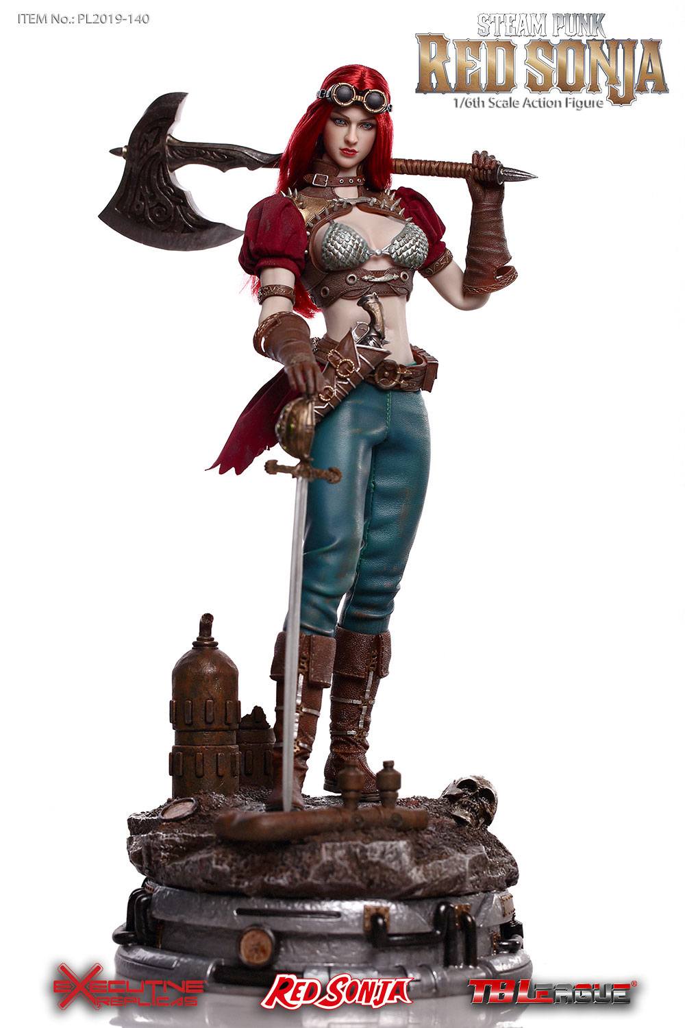 Red Sonja figurine 1/6 Steampunk Red Sonja Deluxe Version 29 cm