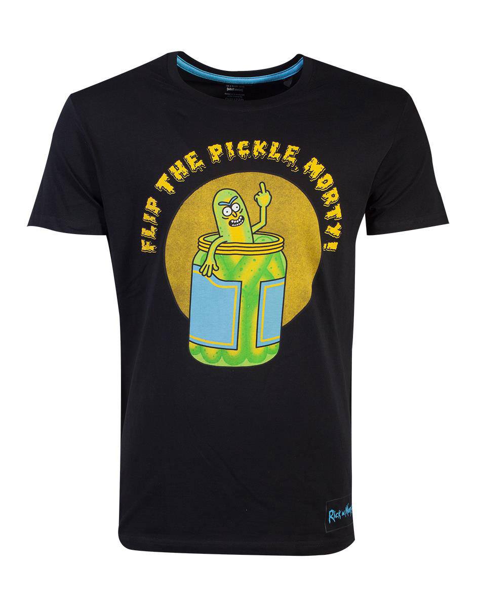 Rick et Morty T-Shirt Flip The Pickle  (L)