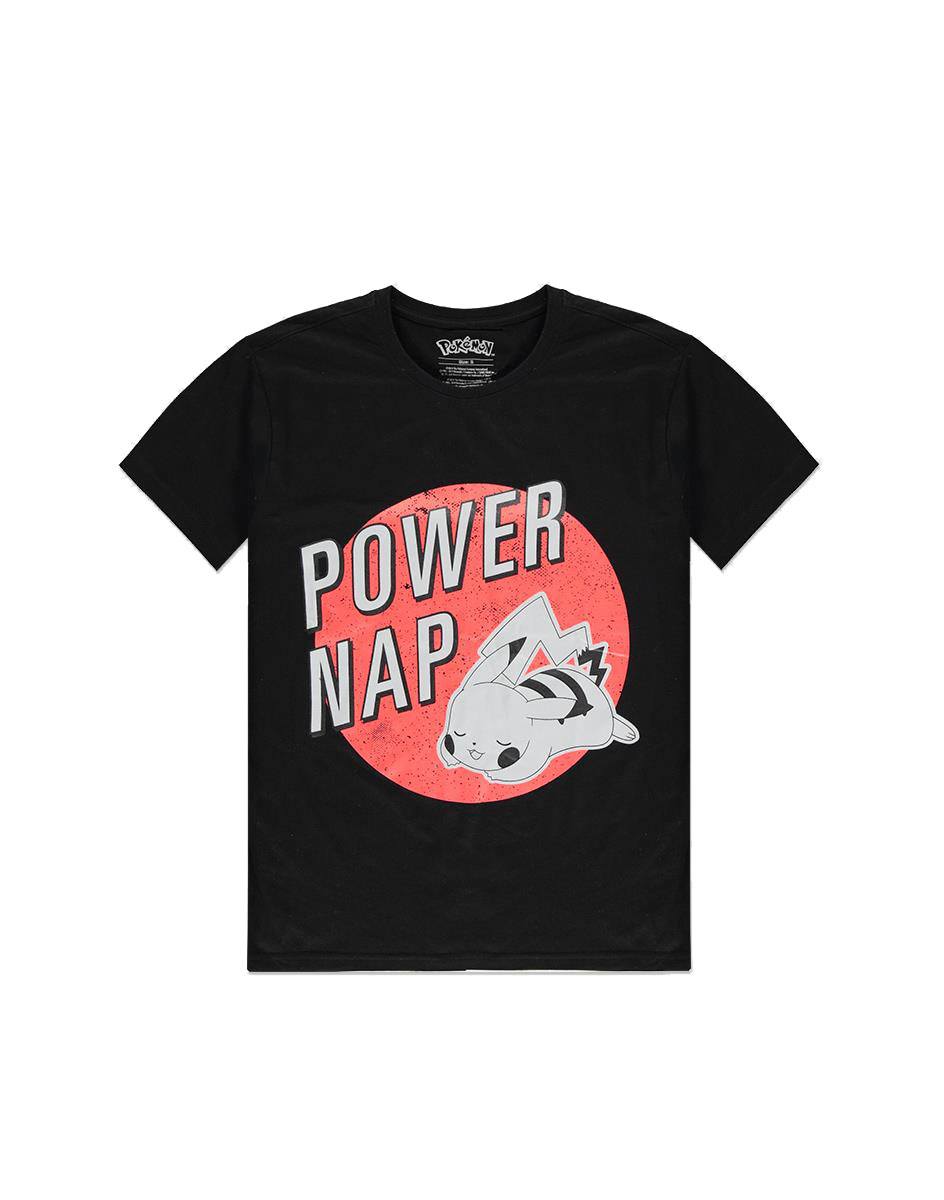Pokmon T-Shirt Pikachu Power Nap (S)
