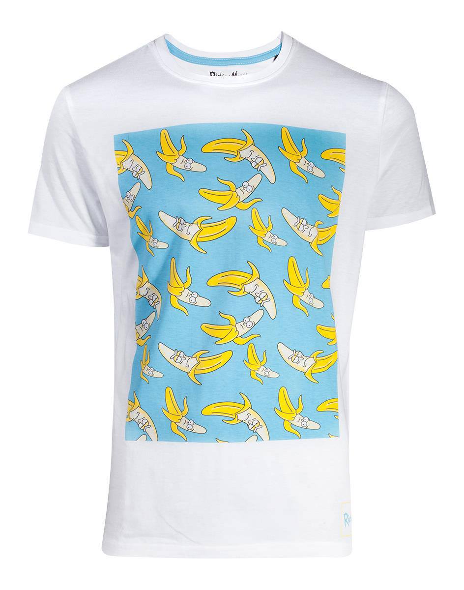 Rick et Morty T-Shirt Banana Cream (L)