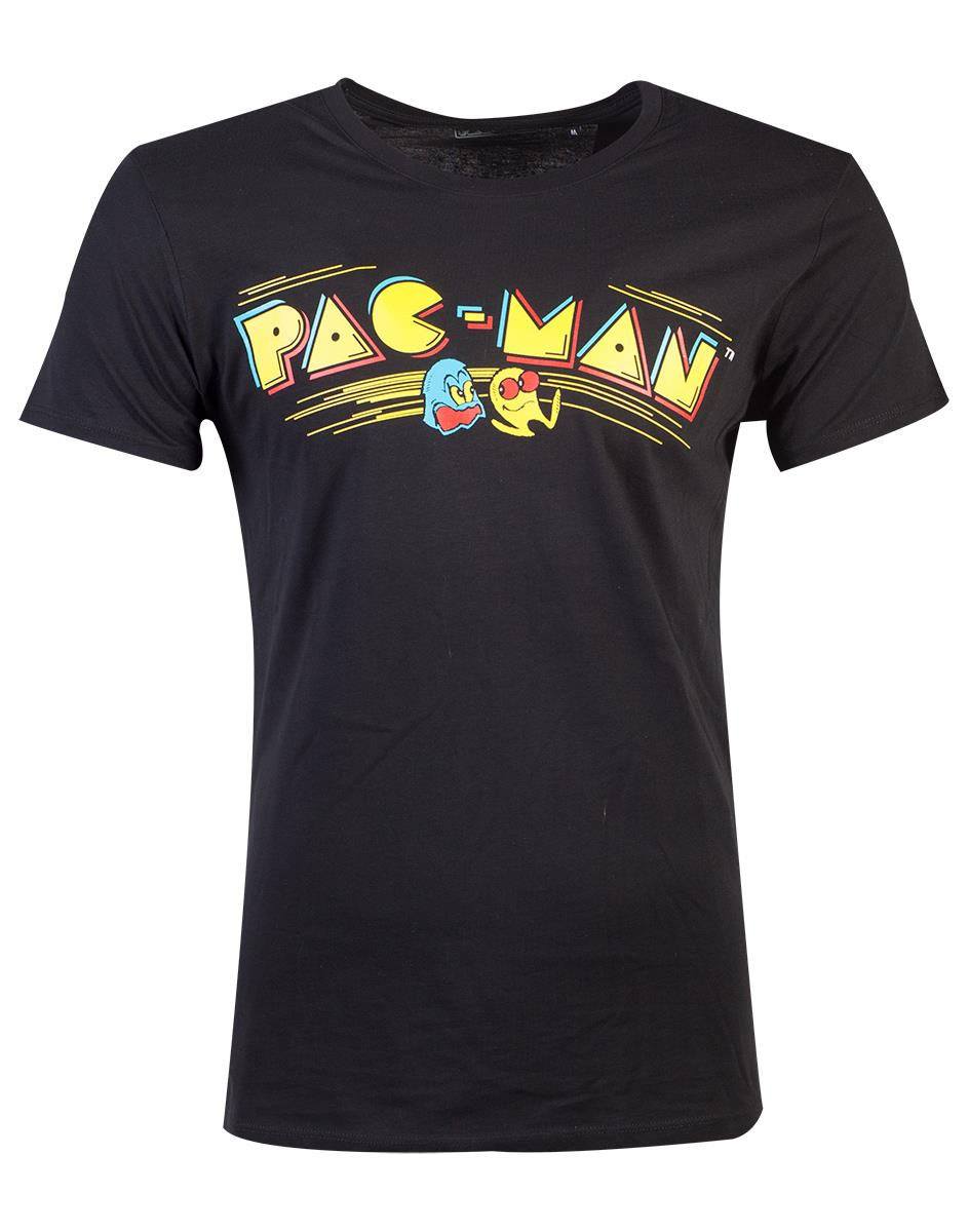 Pac-Man T-Shirt Retro Logo (L)