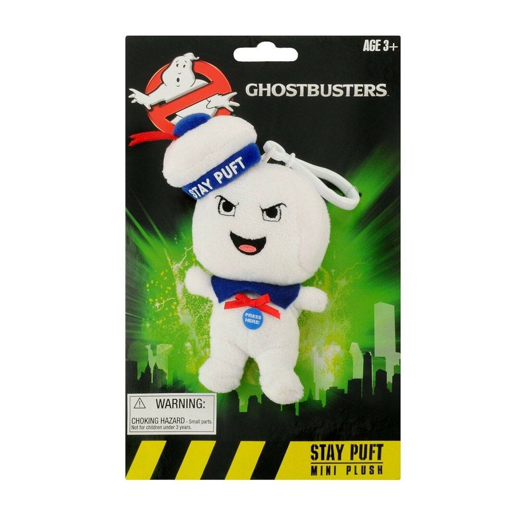 SOS Fantmes porte-cls peluche parlante Stay-Puft Marshmallow Man Angry 10 cm *ANGLAIS*