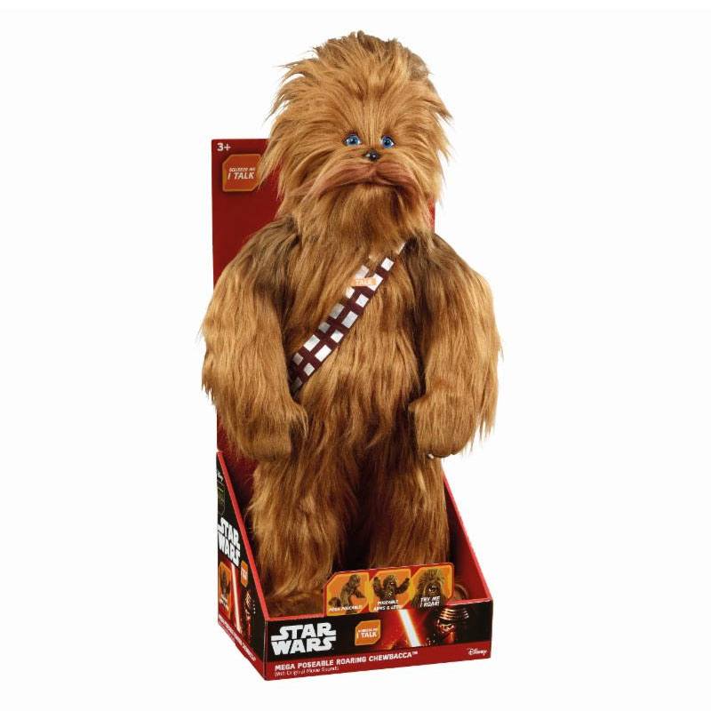 Star Wars peluche parlante Mega Poseable Roaring Chewbacca 61 cm *ANGLAIS*