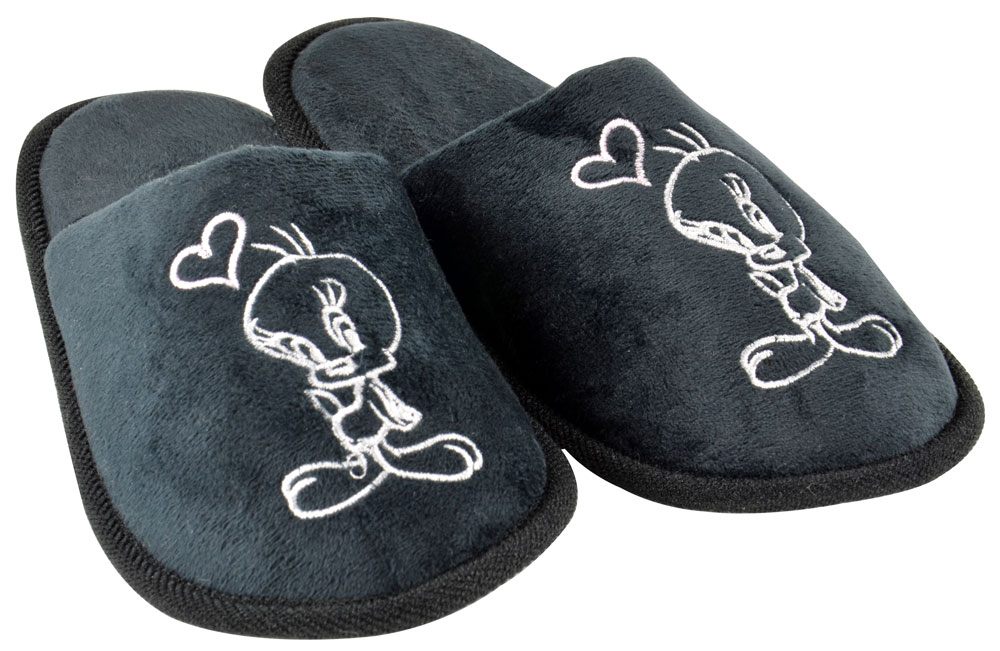 Looney Tunes chaussons Tweety Black Heart (S)