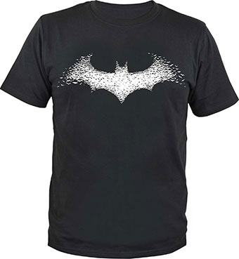 Batman T-Shirt Batarang Logo (L)