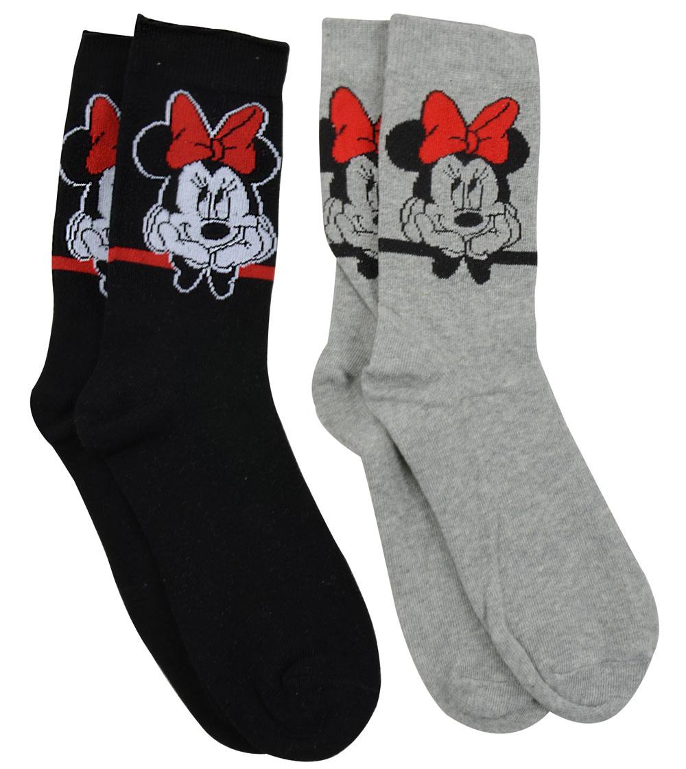 Disney pack 2 paires de chaussettes Minnie (M)