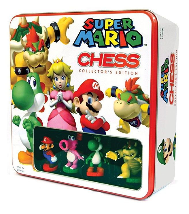 Super Mario jeu dchecs Tin Box