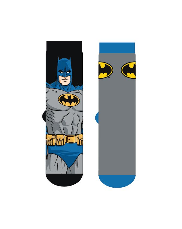 DC Comics pack 2 paires de chaussettes homme Batman Logo Cape