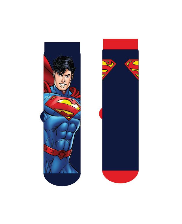 DC Comics pack 2 paires de chaussettes homme Superman Logo Cape