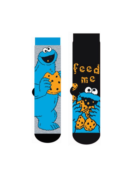 1 rue Ssame pack 2 paires de chaussettes homme Cookie Monster V2