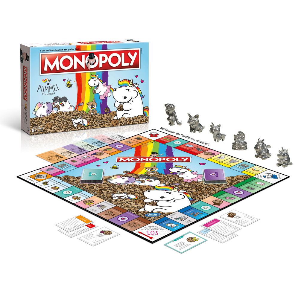 Chubby Unicorn jeu de plateau Monopoly *ALLEMAND*