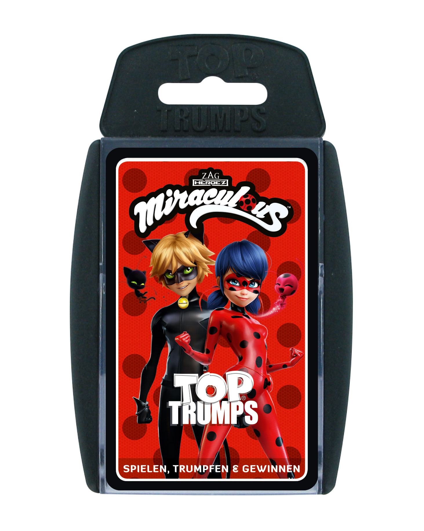 Miraculous, les aventures de Ladybug et Chat Noir jeu de cartes Top Trumps *ALLEMAND*