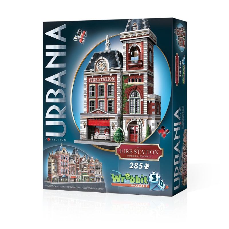 Wrebbit Urbania Puzzle 3D Fire Station