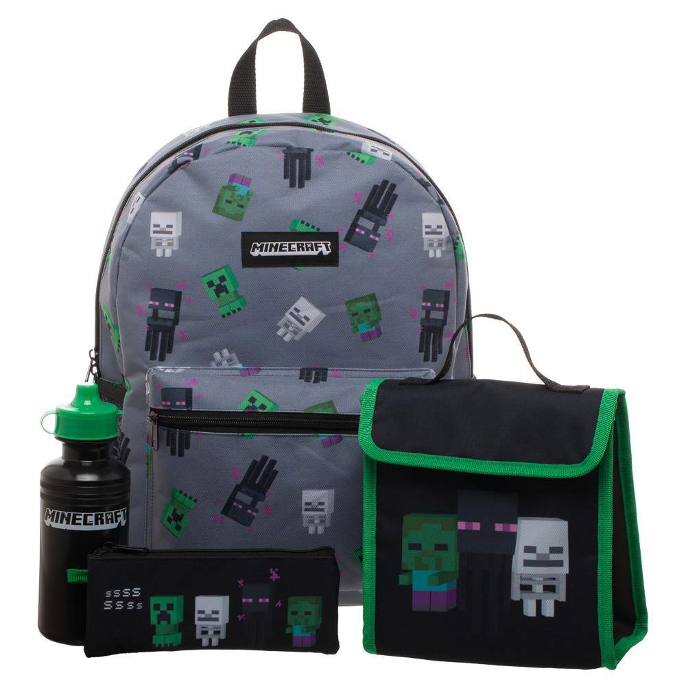 Minecraft set sac  dos Deluxe Creepers