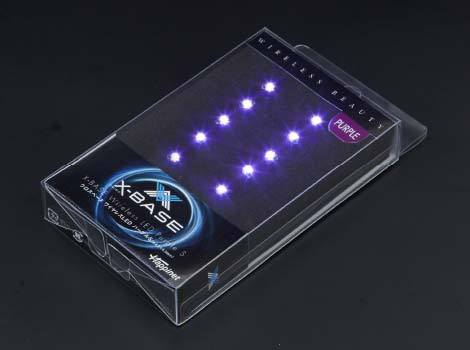 X-base pack 10 lumires LED violet
