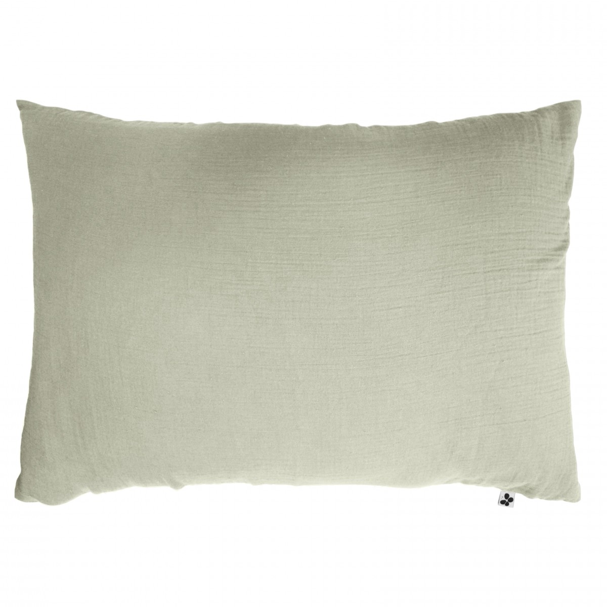 Taie d'oreiller Double Gaze Coton Gaia 50 x 70 cm Vert d'eau