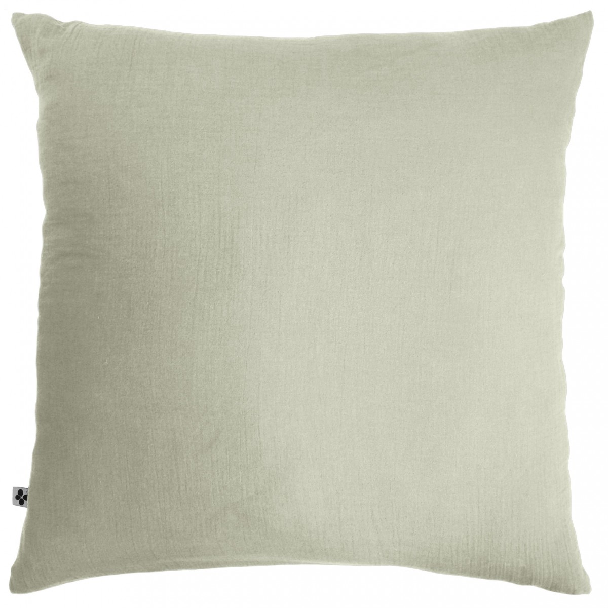 Taie d'oreiller Double Gaze Coton Gaia 60 x 60 cm Vert d'eau