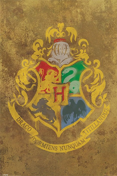 HARRY POTTER Poster Hogwarts Crest 61 x 91 cm