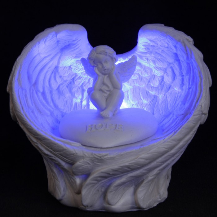 1001KDO ANGES & CHRUBINS Ange avec ailes LED modle Hope