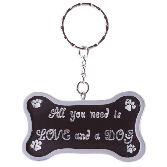Porte-cls os pour chien Dog All you need is Love and a Dog