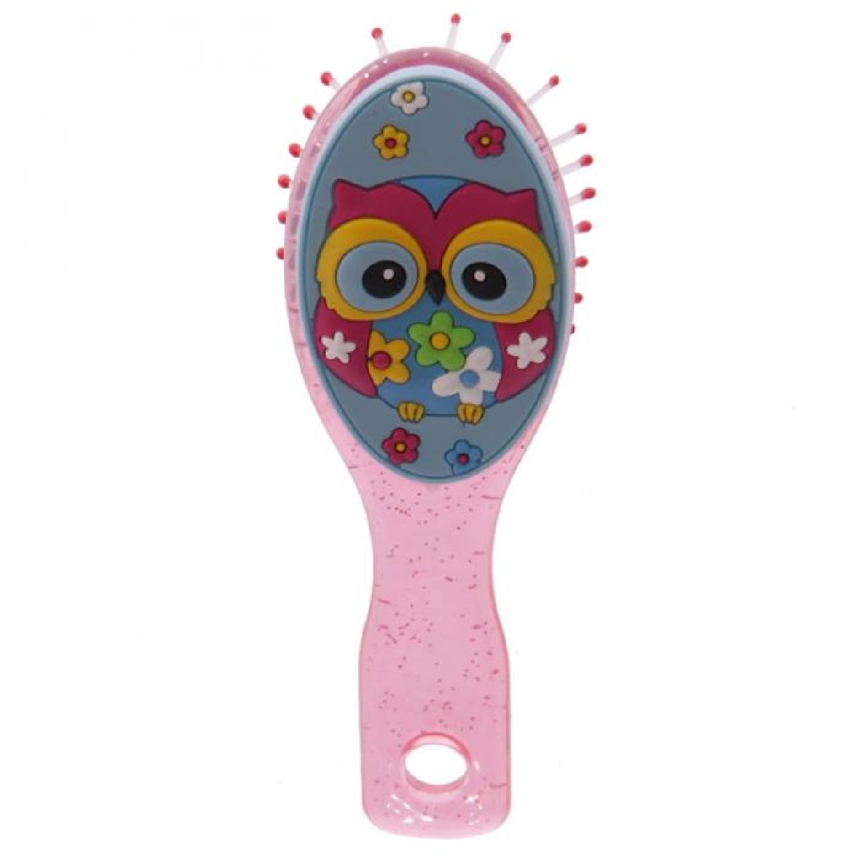 Brosse  cheveux Chouette petrole