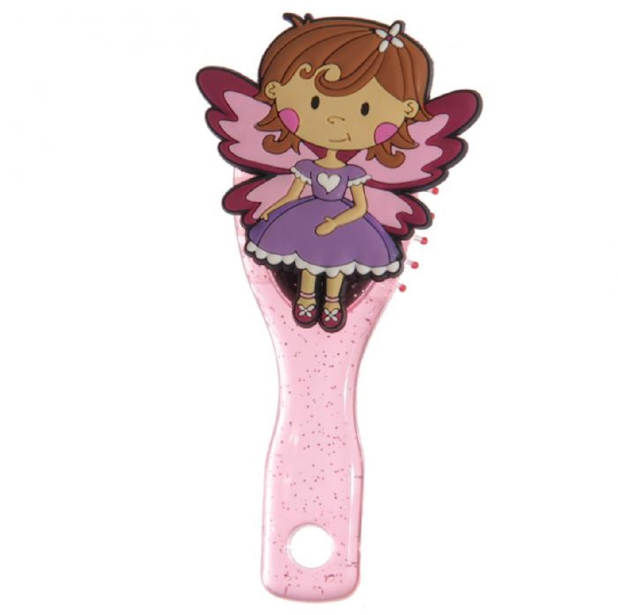 Brosse  cheveux collection Fun Girls Princesse robe violette