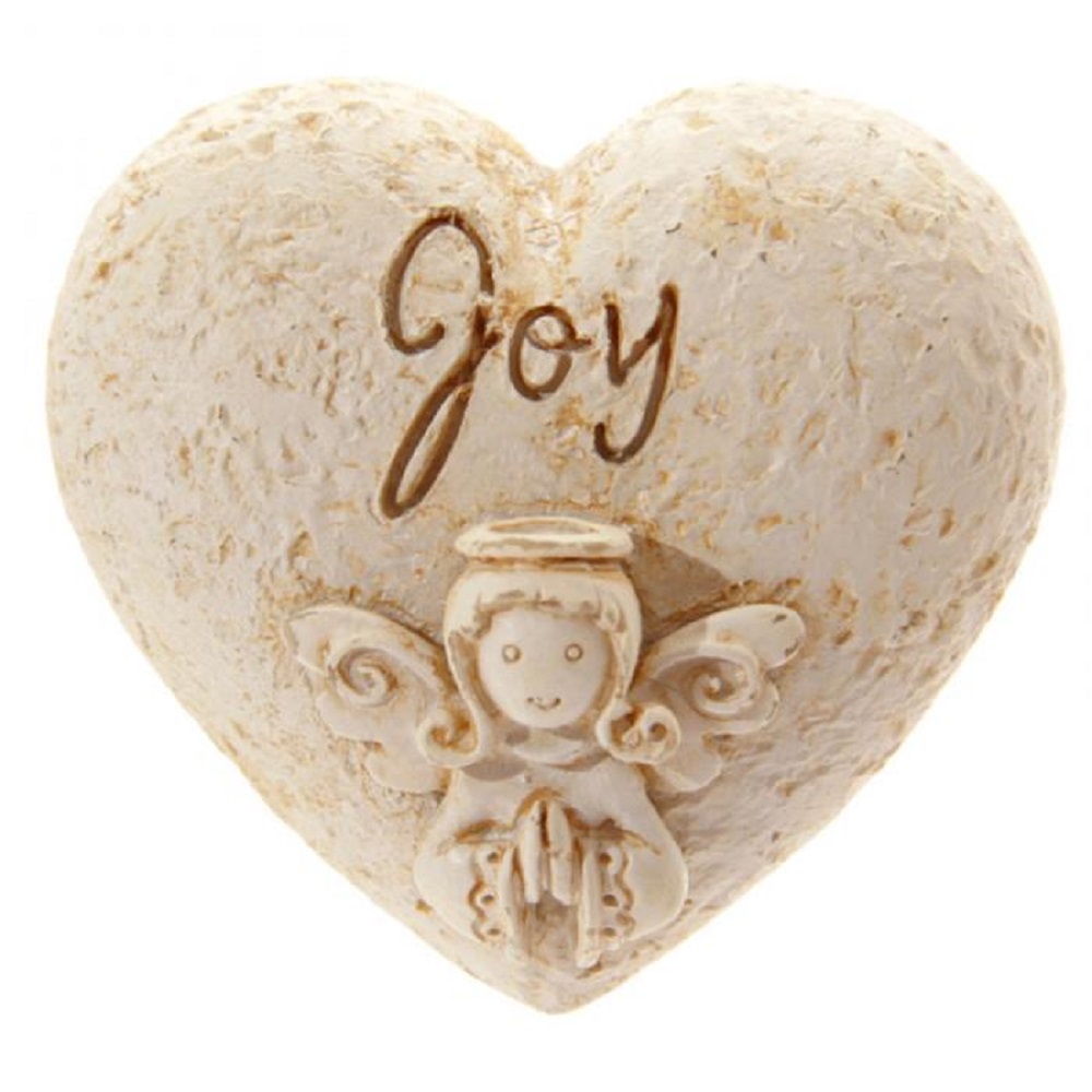 Statuette Coeur Ange Porte-Bonheur dans son Sac cadeau Joy