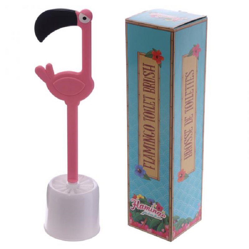 Brosse de toilette Flamant rose