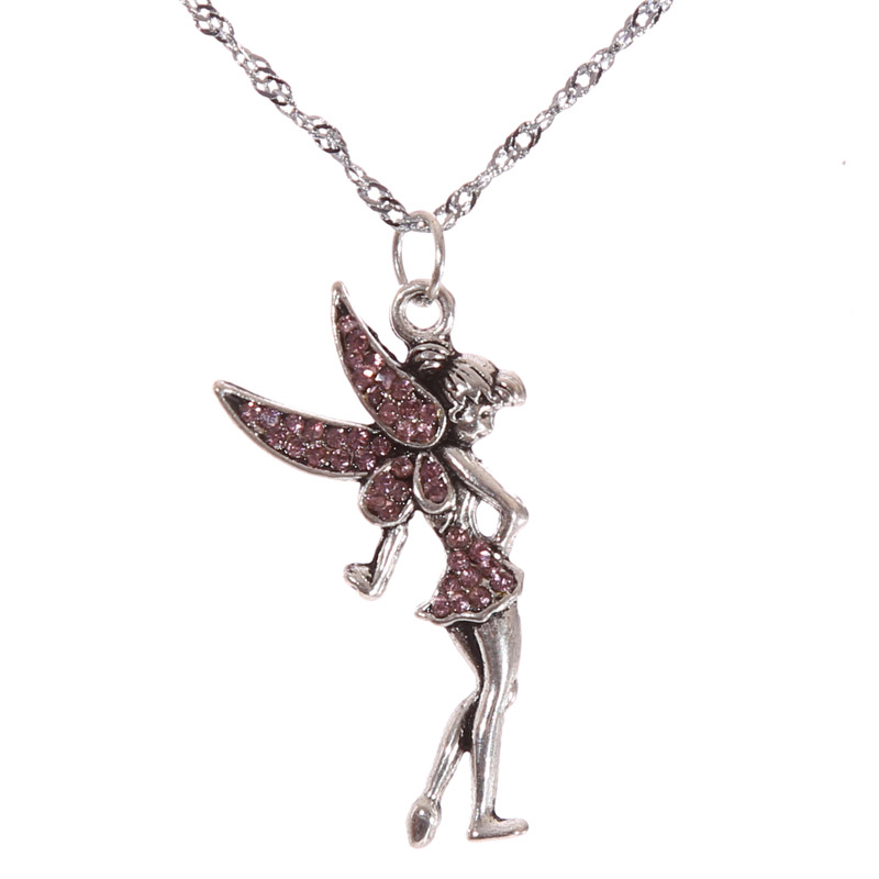 Collier avec pendentif Fe du Jardin magique