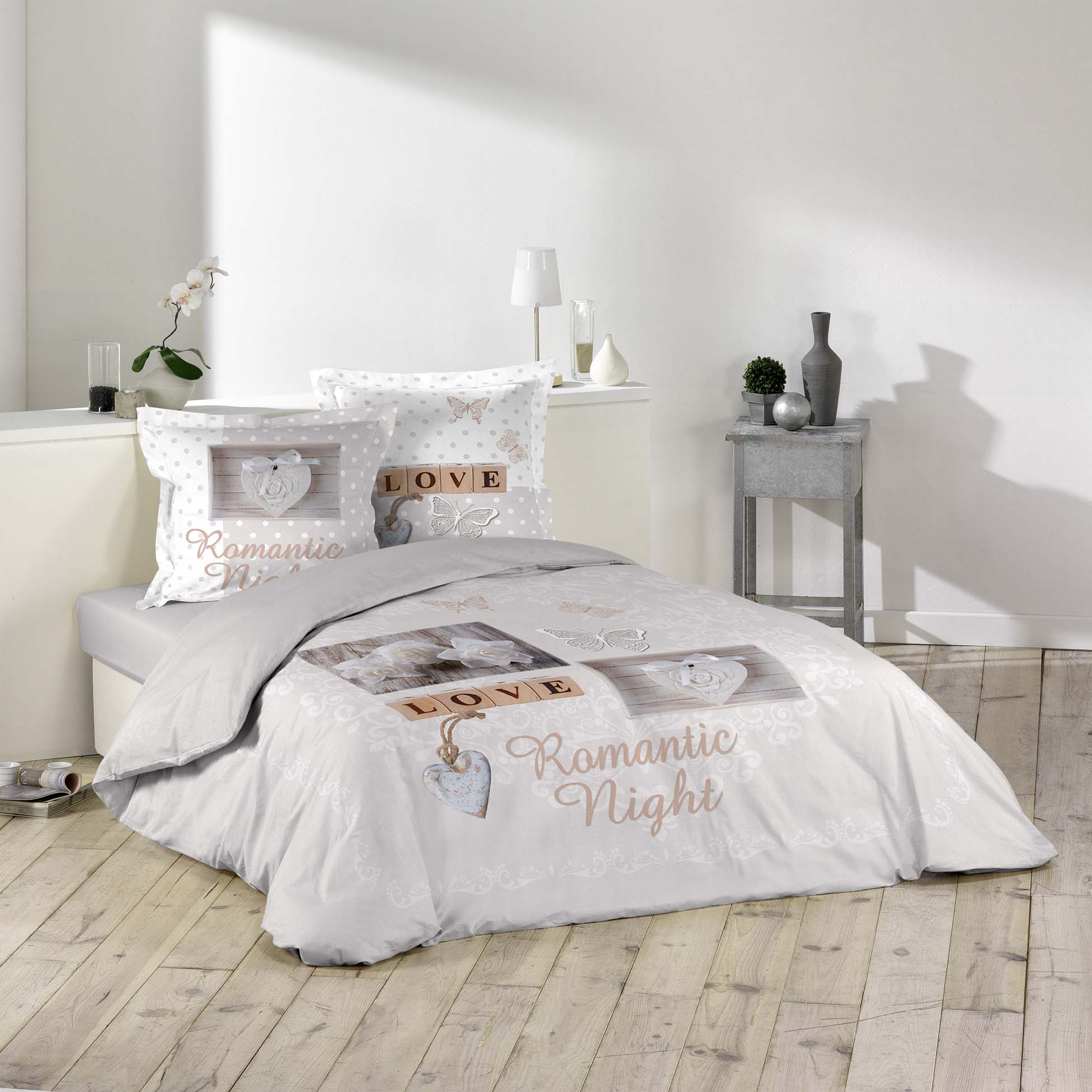 Parure Housse de couette Collection Romantique Night