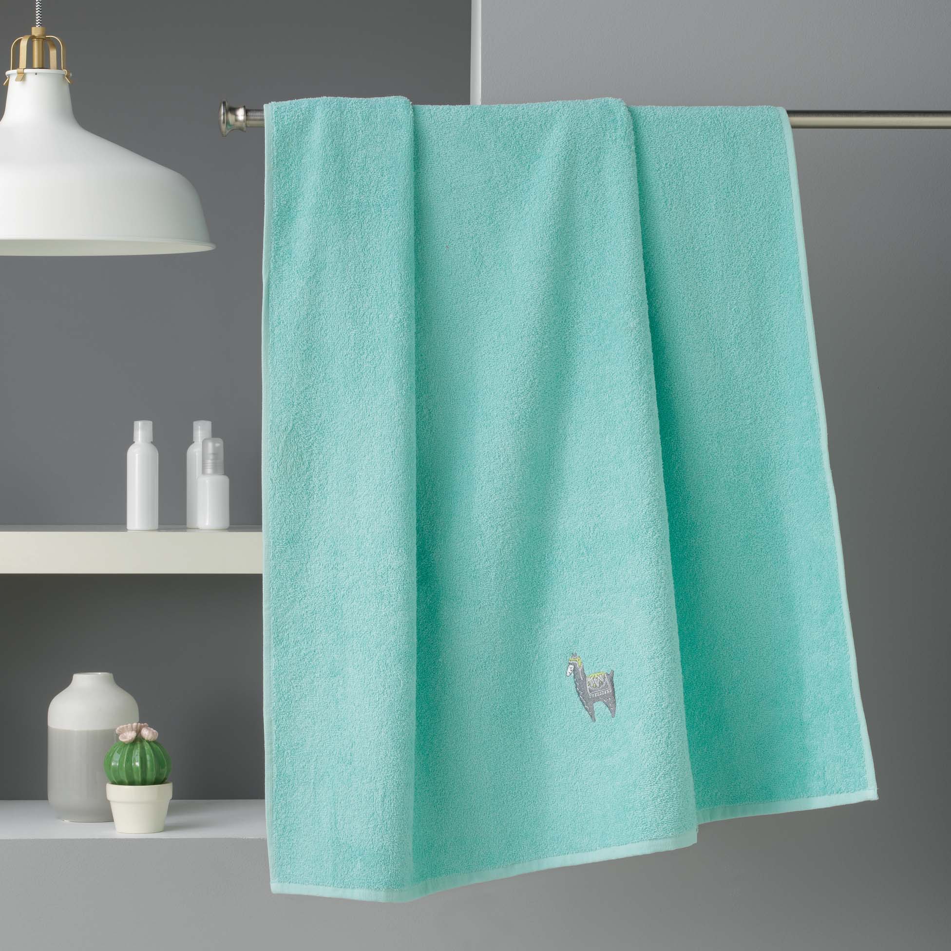 Serviette de toilette ou Drap de douche Collection Le Lama