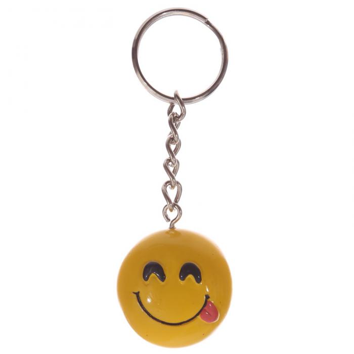 Porte-clef Emoji Tire la langue