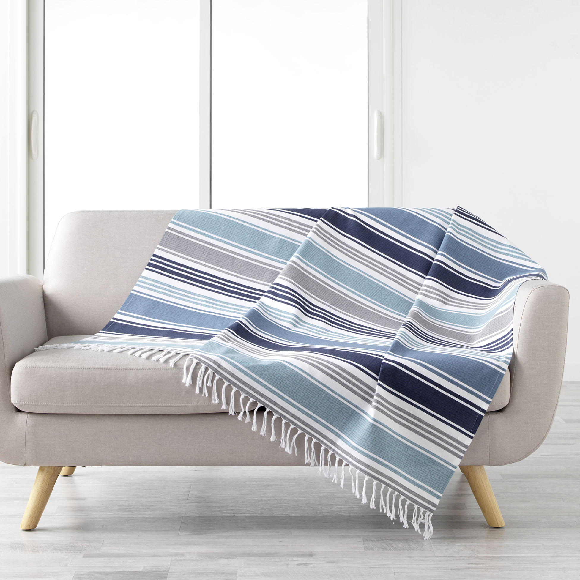 Fouta a franges 140 x 200 cm Mikonos