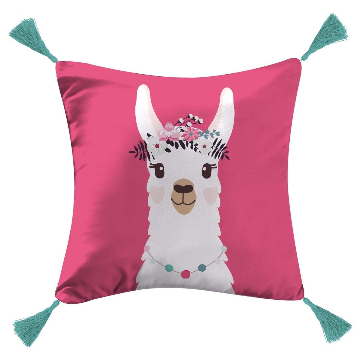 Coussin 40 x 40 cm Pink lama