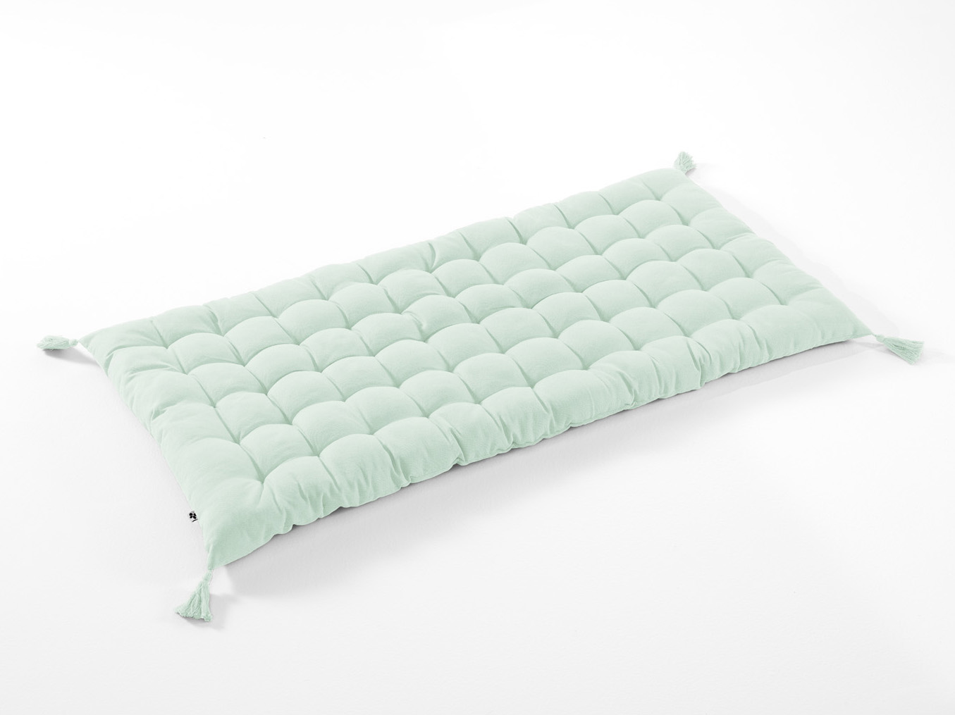 Matelas de sol avec pompons Kalas Menthe