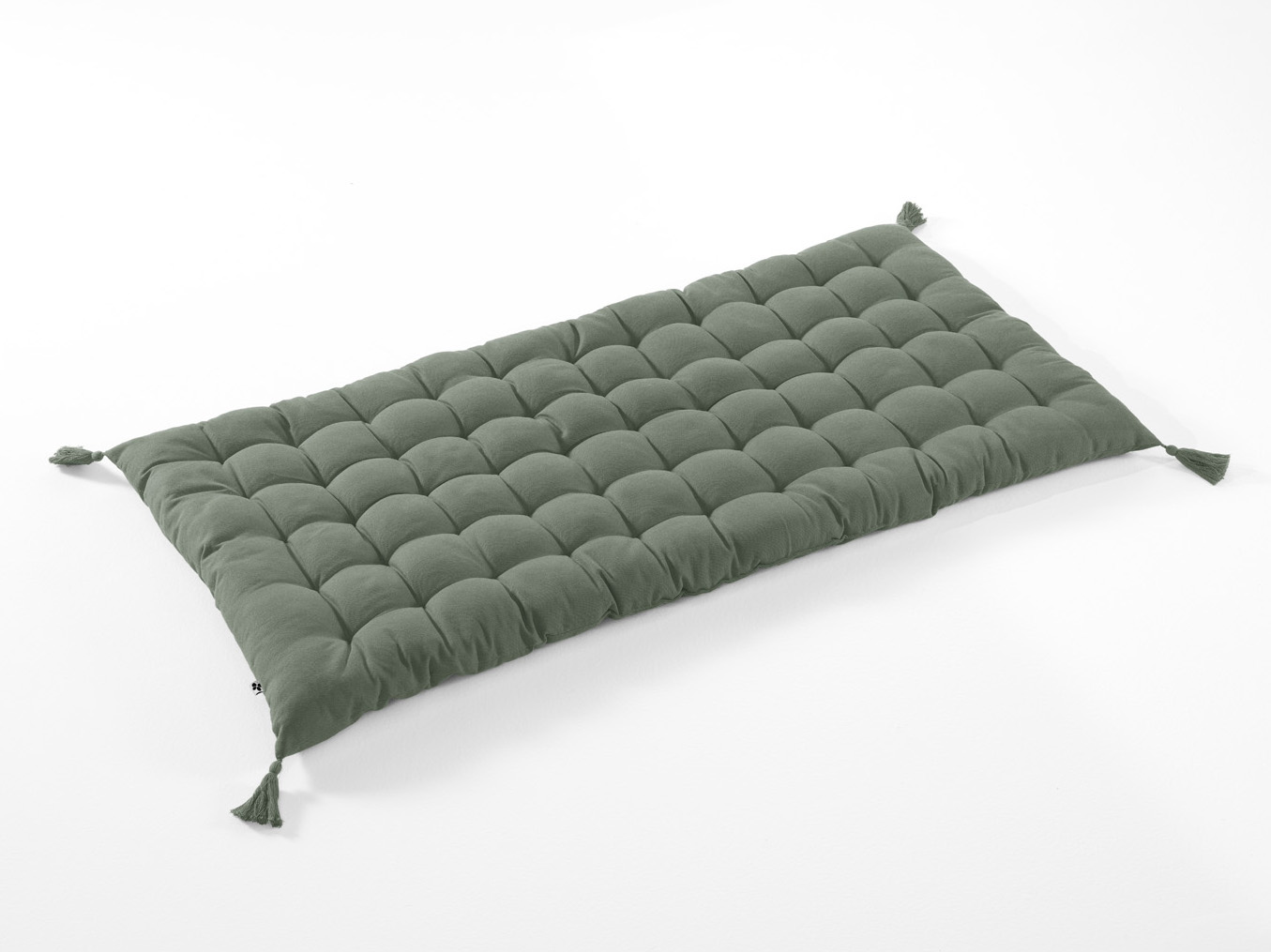 Matelas de sol avec pompons Kalas Romarin