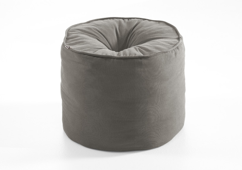 Pouf rond Kalas Granit