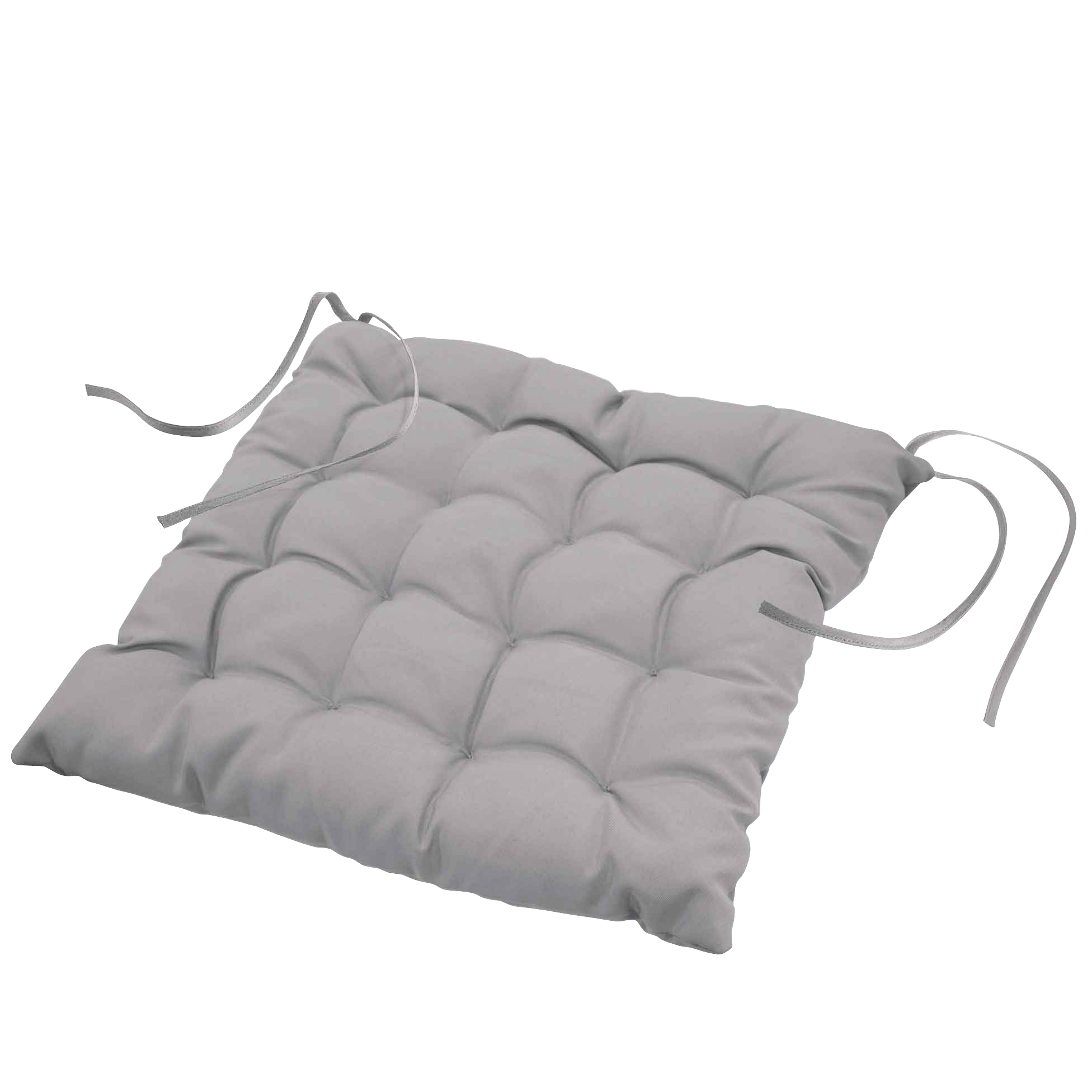 Coussin de chaise assise matelass 40 x 40 cm Gris