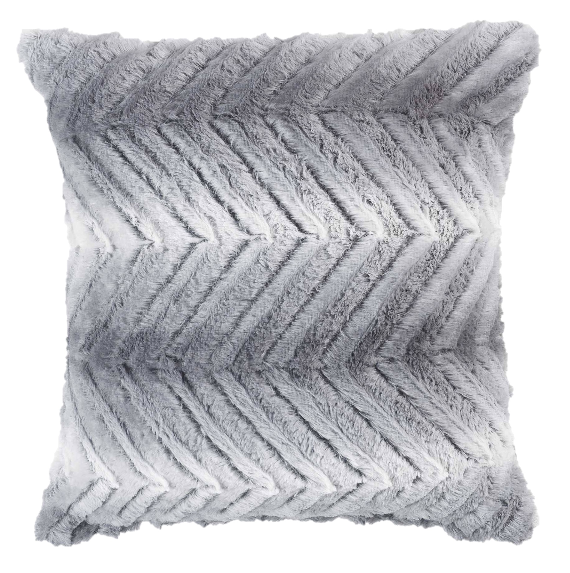 Coussin a poil doux 40 x 40 cm Toronto gris