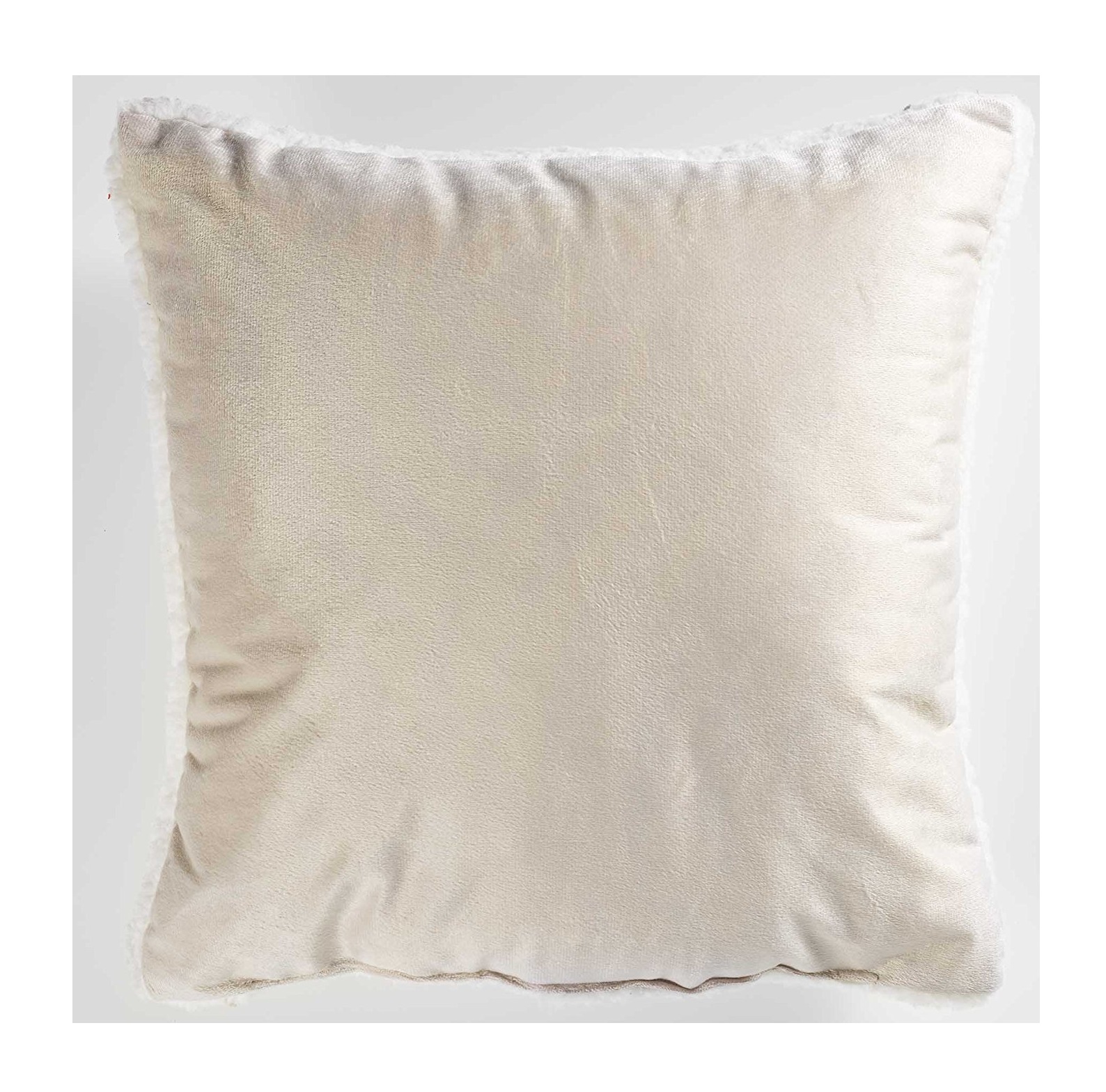 Coussin velours sherpa Australe