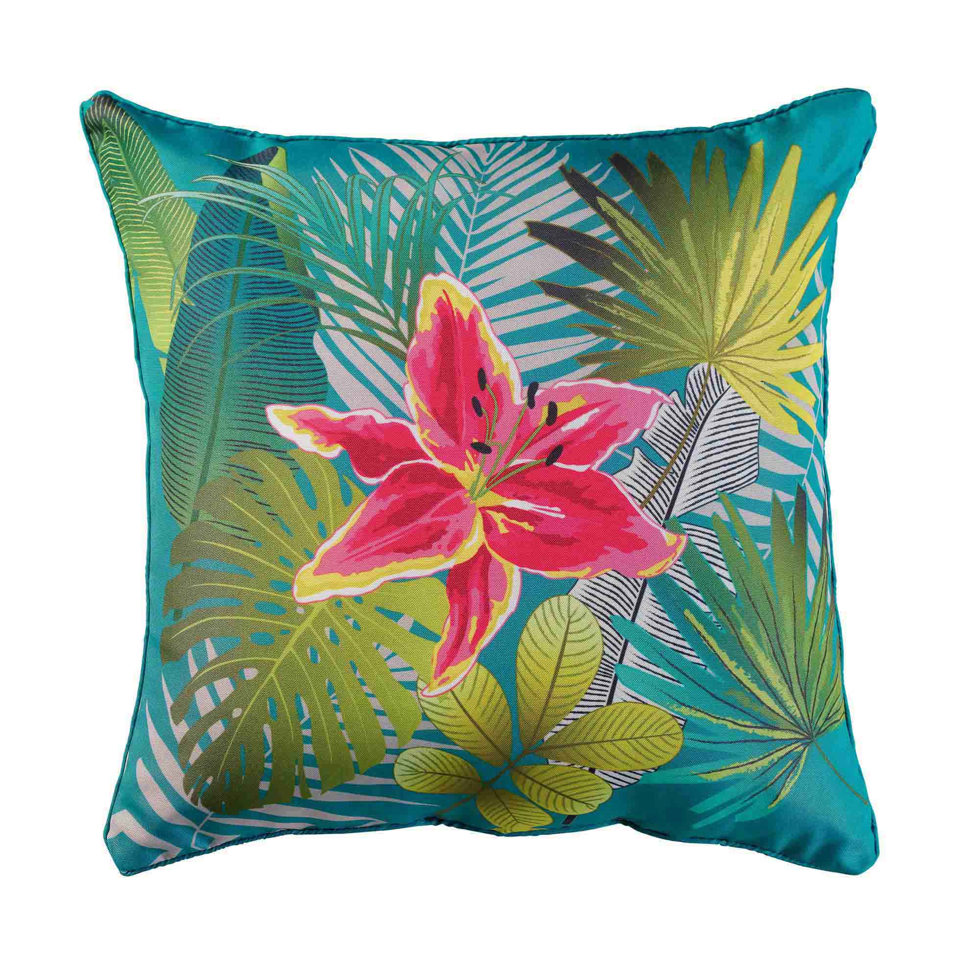 Coussin Passepoil Collection Tropic Flowers