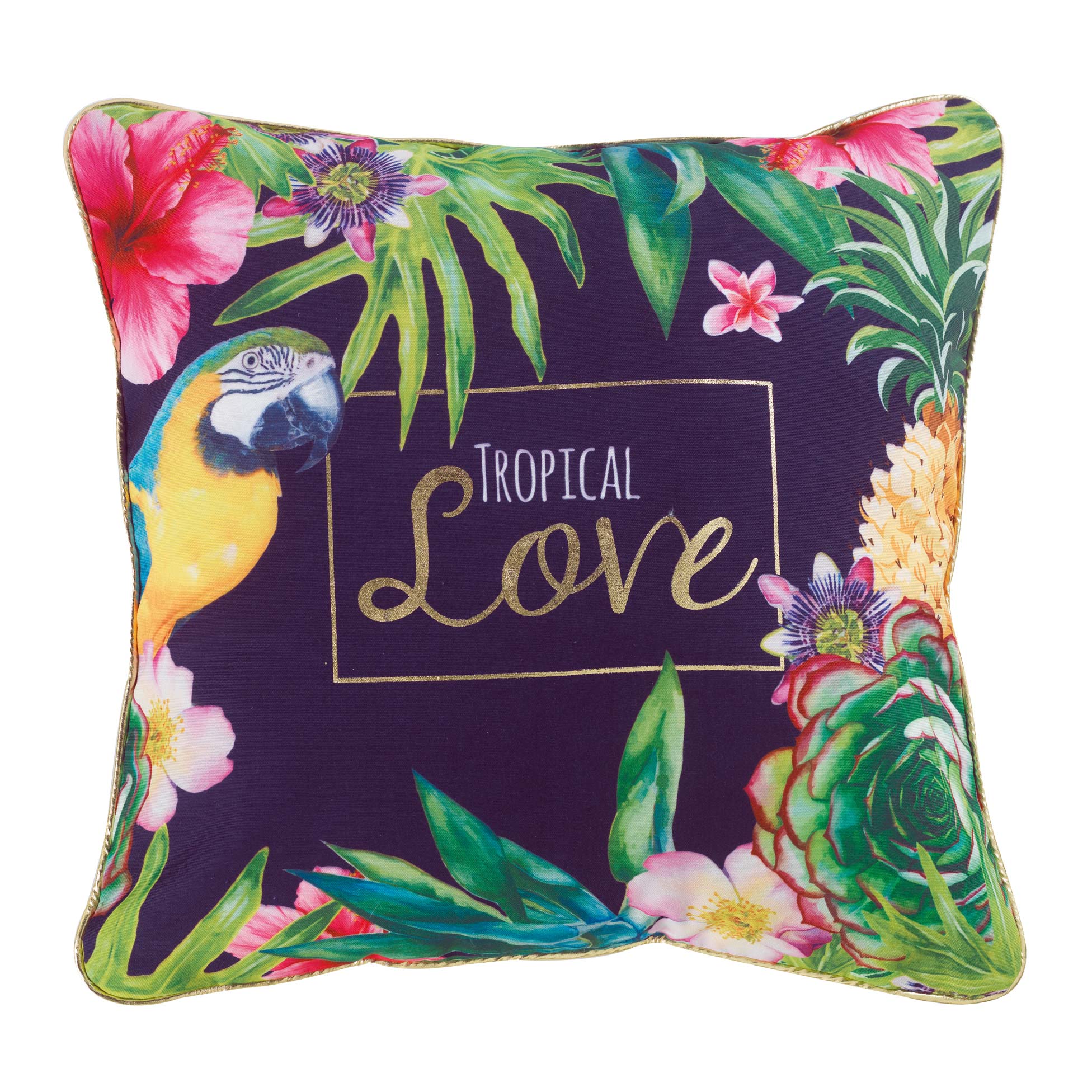 Coussin dhoussable Collection Tropical Love