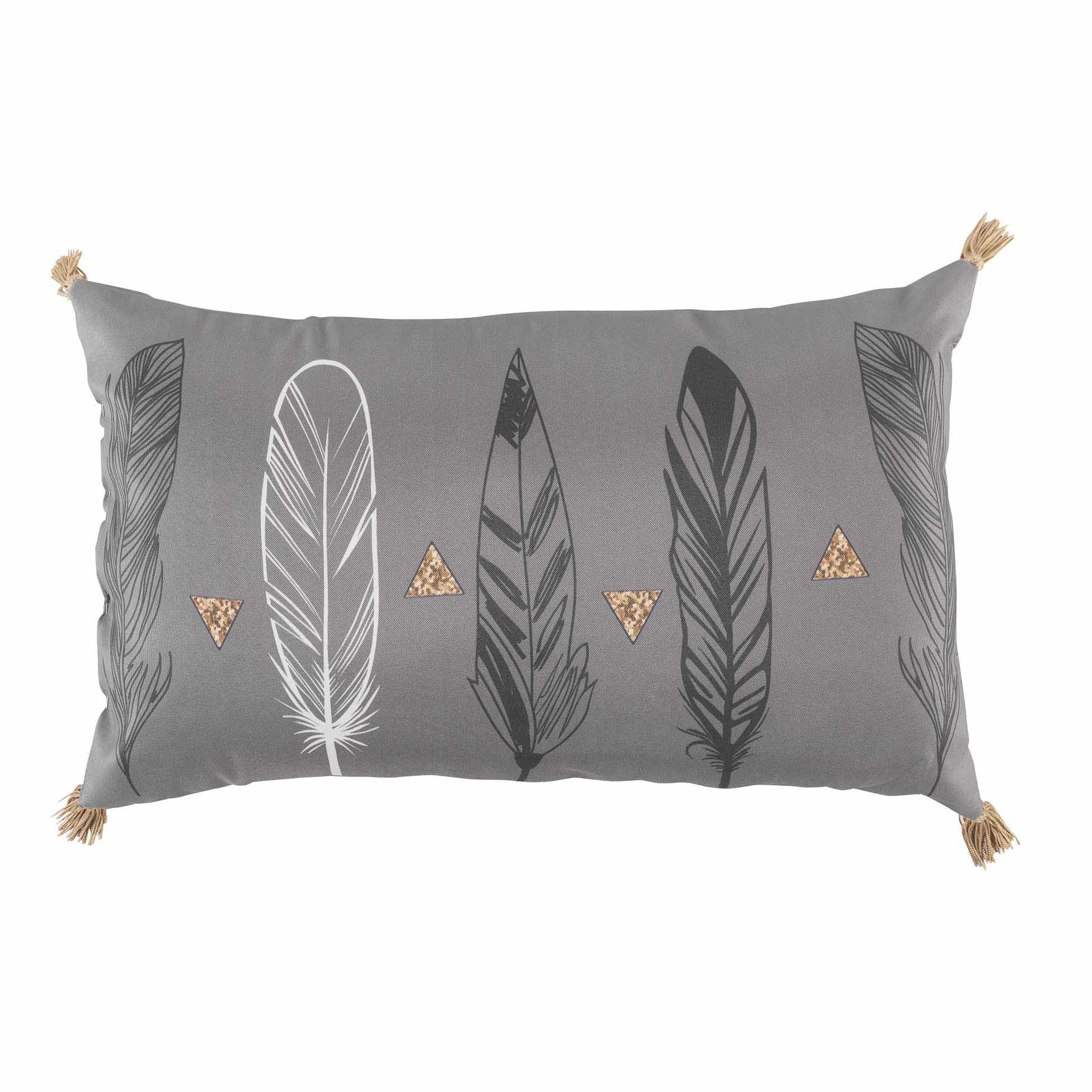 Coussin dhoussable Collection Plume Multi Chic