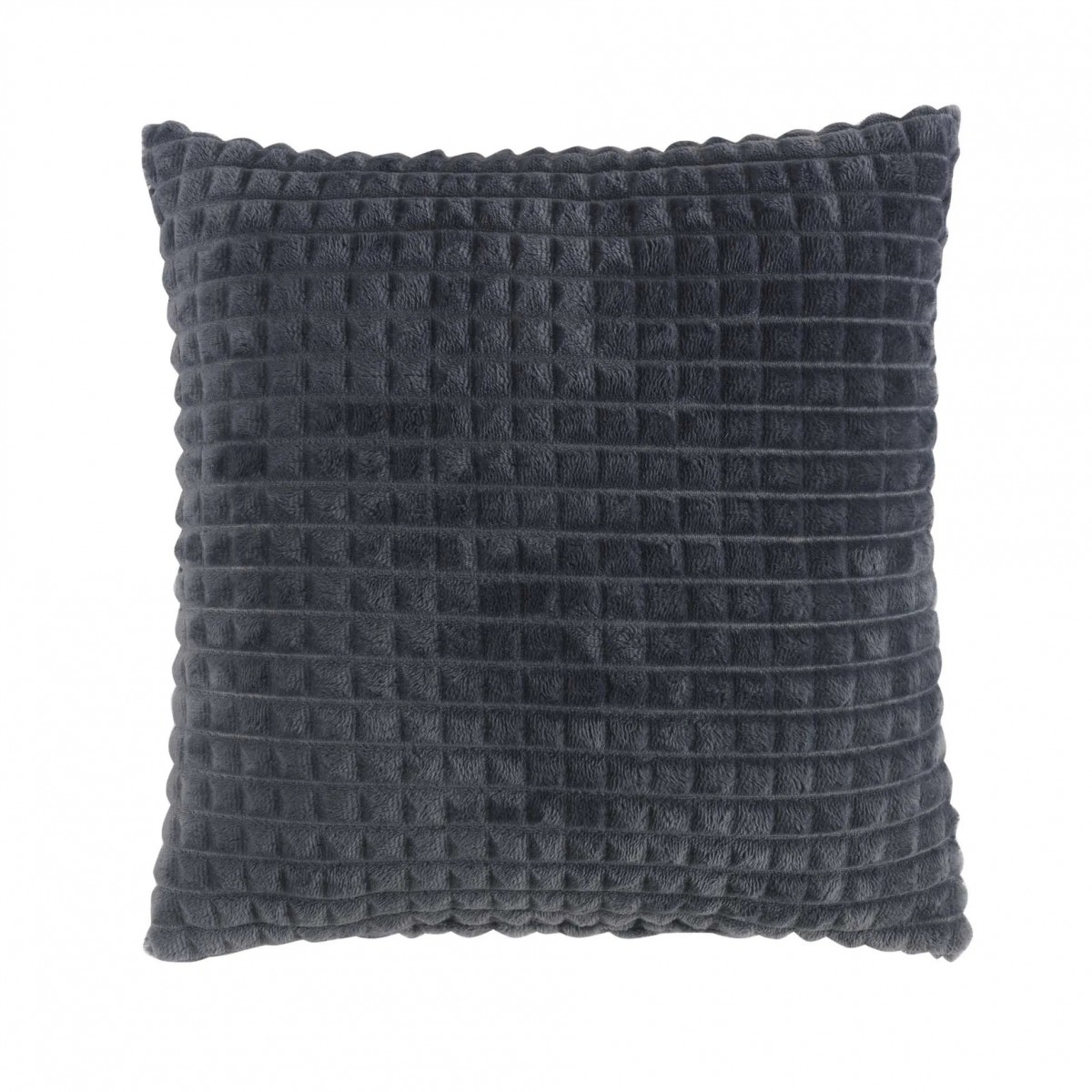 Coussin flanelle 40 x 40 cm Quincy anthracite